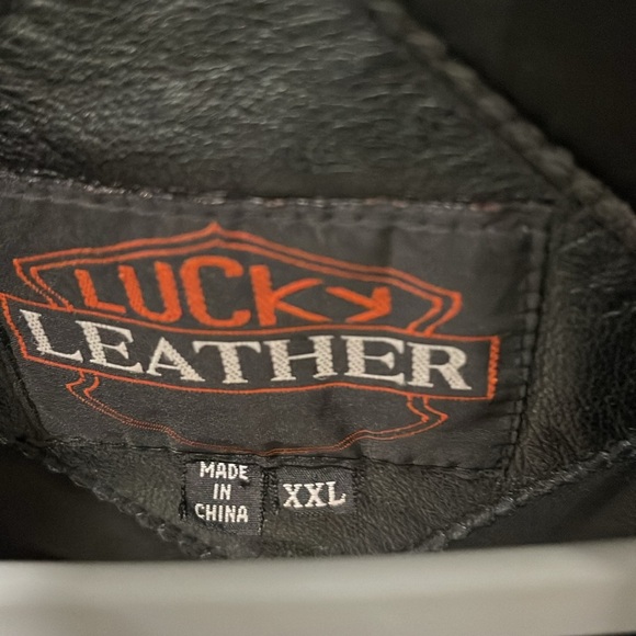 Lucky Leather Co Men's Black Jacket size XXL - Picture 11 of 15
